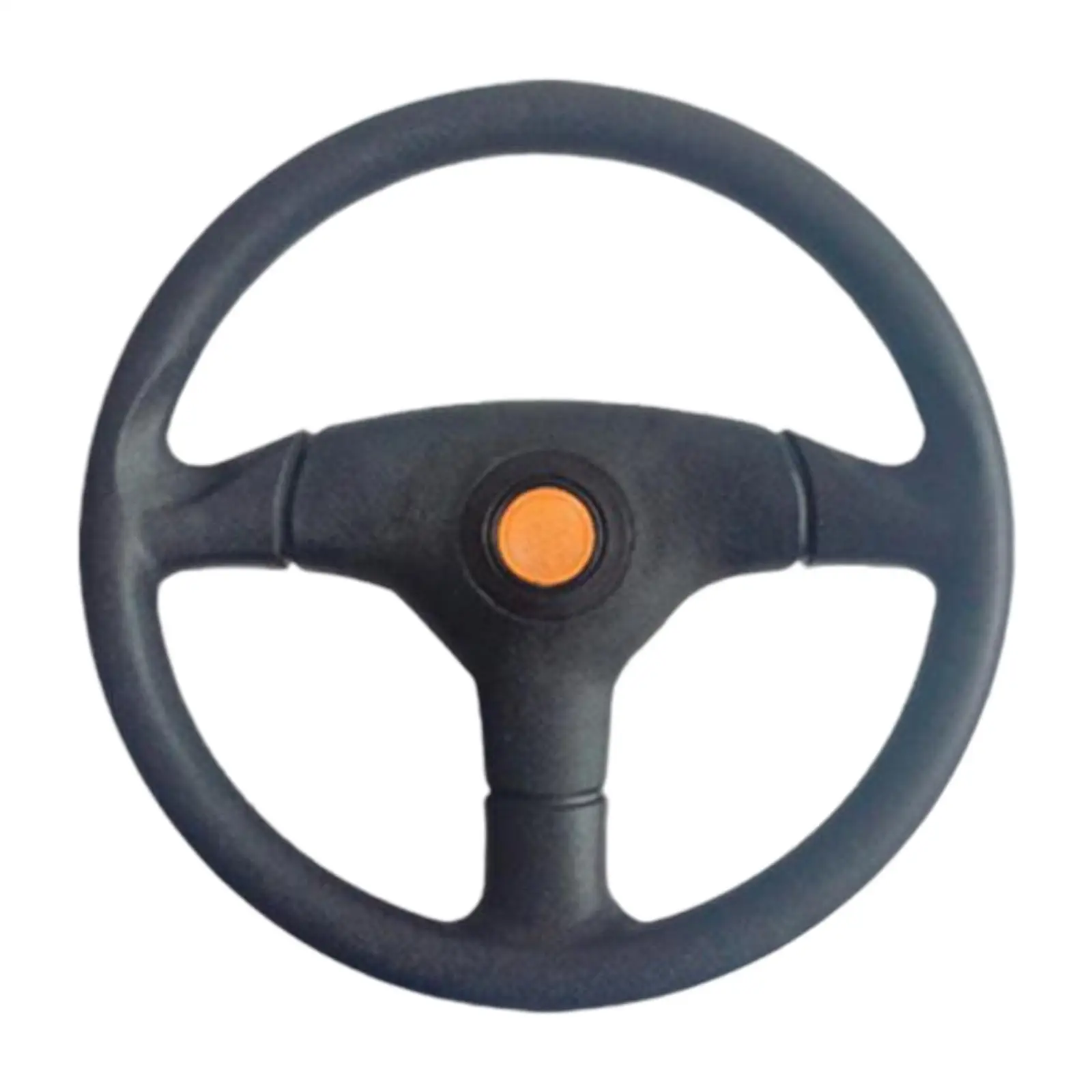 

Boat Steering Wheel 3 Spoke Weatherproof 370mm Fit for Yacht Boats Replace