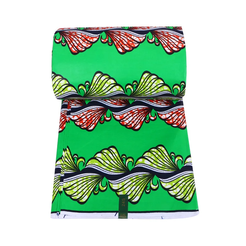 6 ярдов точечной поставки африканская восковая ткань хлопковая печатная оптовая