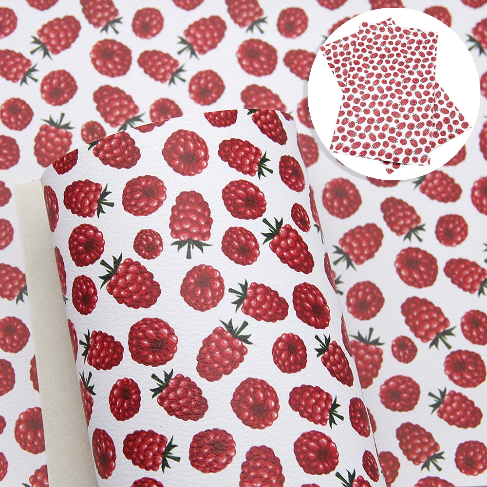 Листы из искусственной кожи с рисунком личи ананаса 20 х33 см |