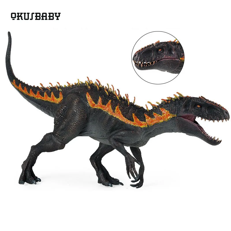 

Large Size Wild Life Dinosaur Toy Set Plastic Toys Tyrannosaurus Rex Model Figures Flame Version Kids Boy Gift Home Decoration