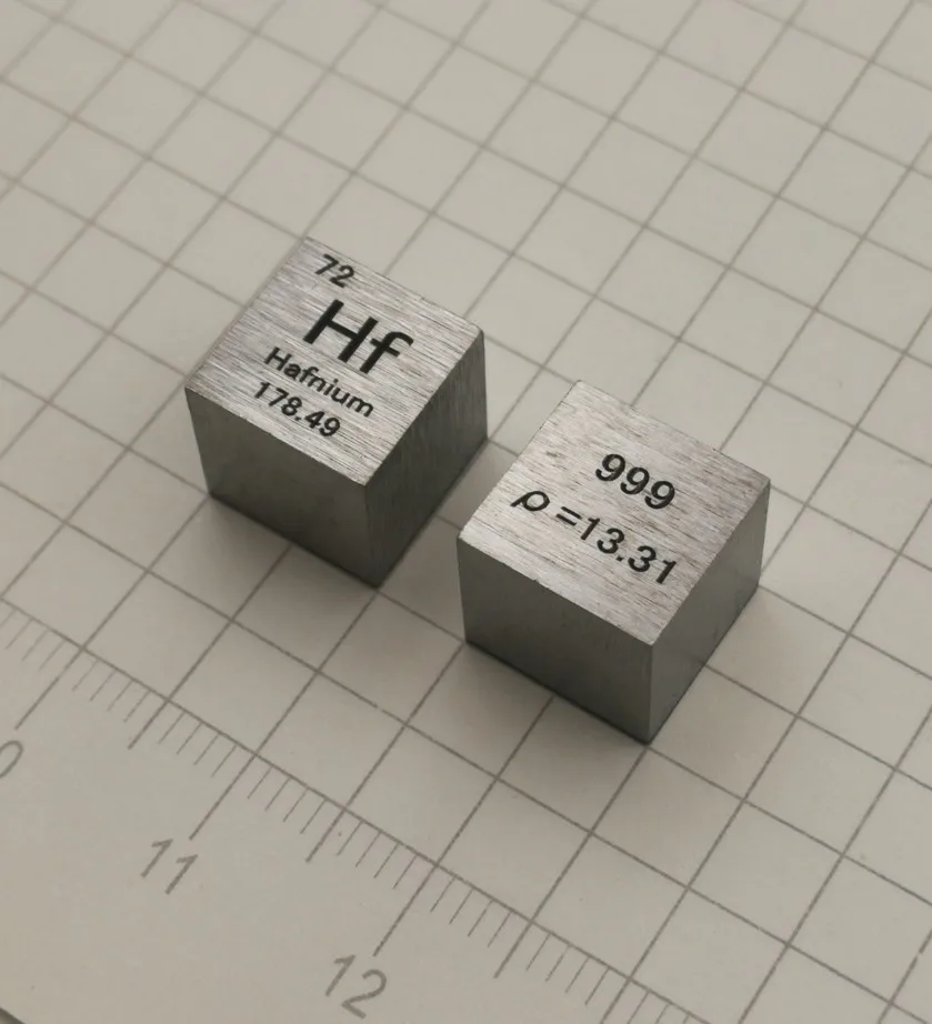 

Hafnium Metal Periodic Phenotype Cube 10mm Hf=99.9