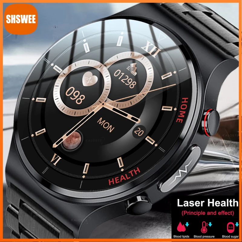 

For Xiaomi Huawei ECG+PPG Smart Watch Sangao Laser Health Heart Rate Blood Pressure Fitness Watches IP68 Waterproof Smartwatch