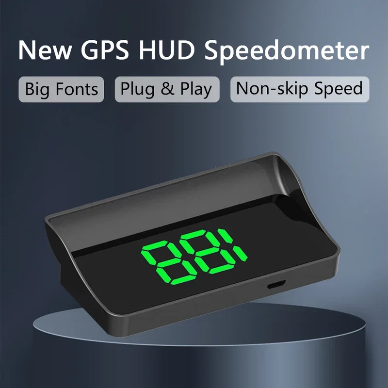 HAOGU автомобильный проекционный дисплей GPS цифровой спидометр HUD проектор на