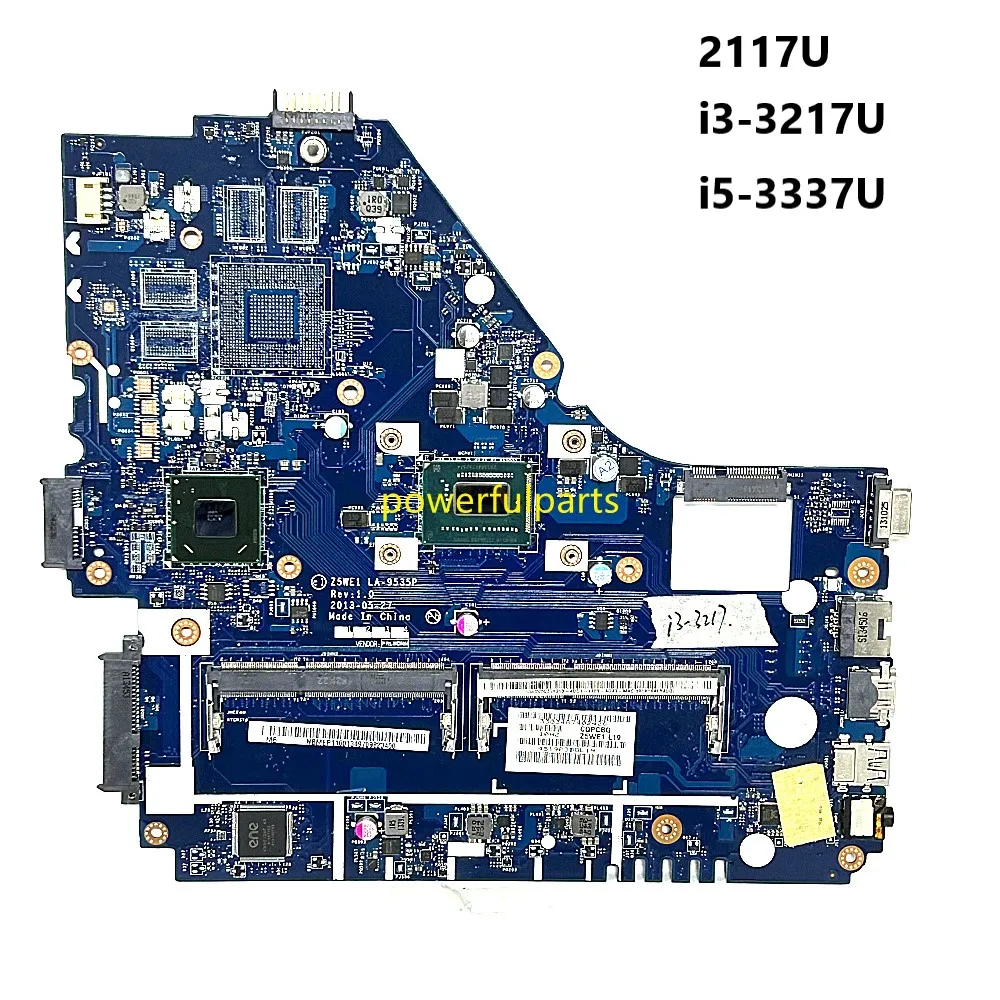 Для Acer Aspire E1-570 E1-570G материнская плата Z5WE1 LA-9535P 2117U i3-3217u работает хорошо