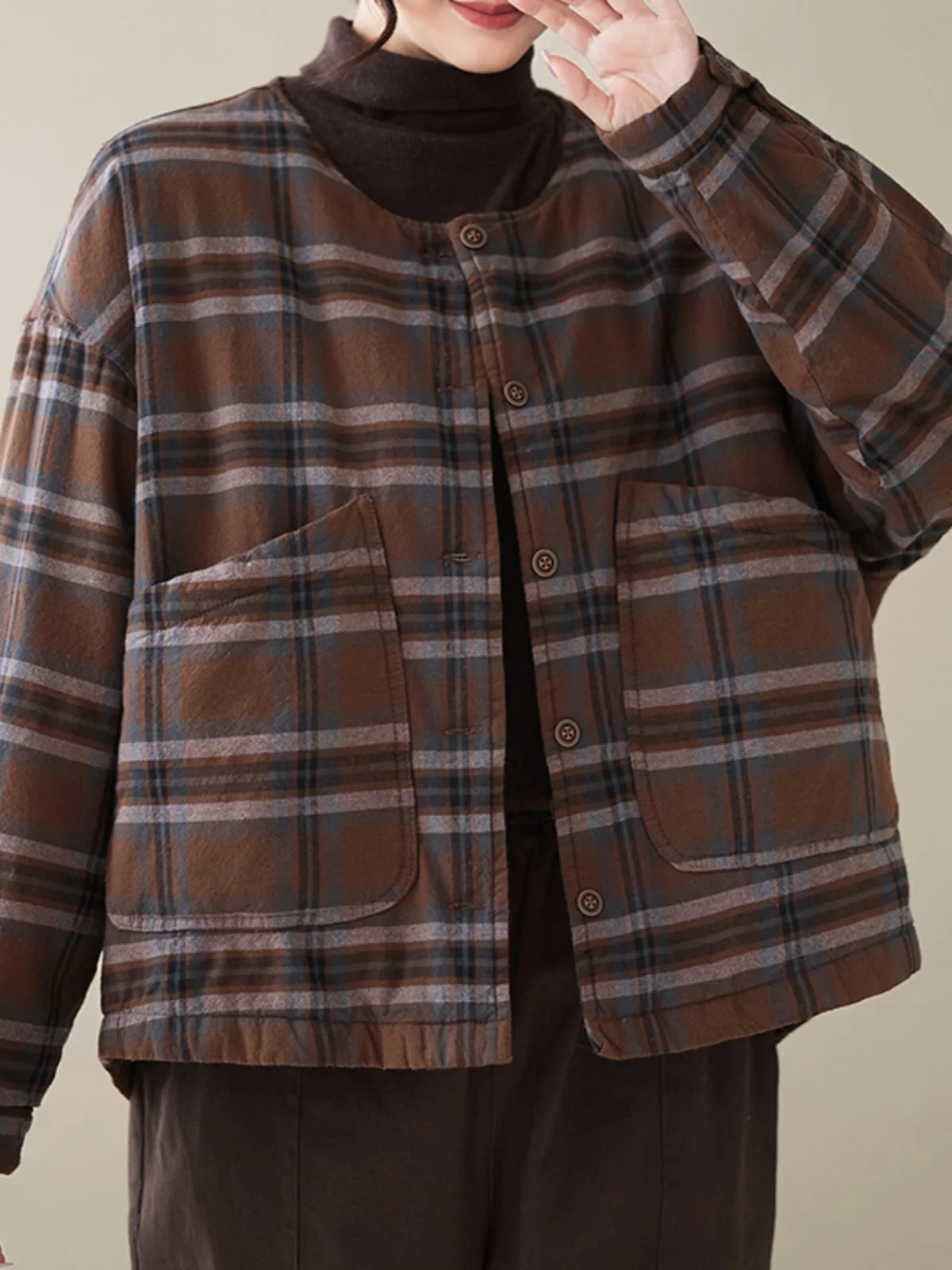 Итальянский бренд изъятие из шкафа зимний льняной пуховик в стиле ретро с