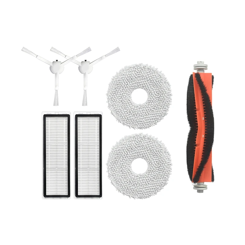 

7Pcs For Xiaomi Mijia B101CN Sweeping Robot Main Brush Rag Filter Kit Accessories Replacement Washable Rag Spare Parts