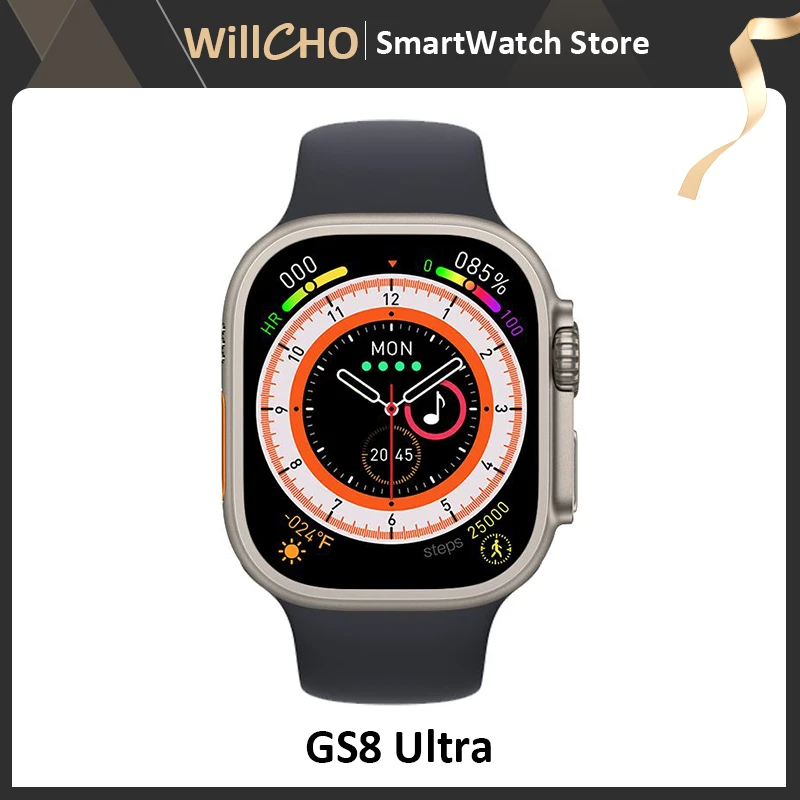 

2022 GS8 Ultra Smartwatch NFC Sprots Smart Watch For Man Woman Series 8 Waterproof Wireless Charging Bluetooth Call for Apple