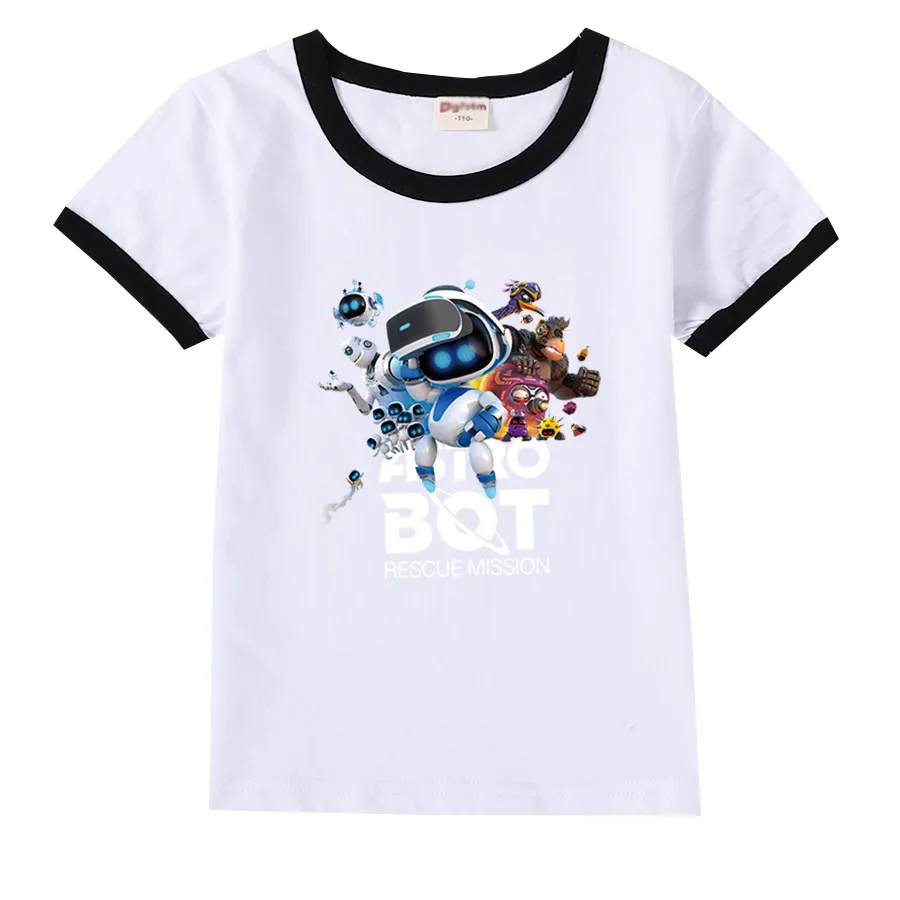 Детская футболка с коротким рукавом и принтом Game ASTRO BOT
