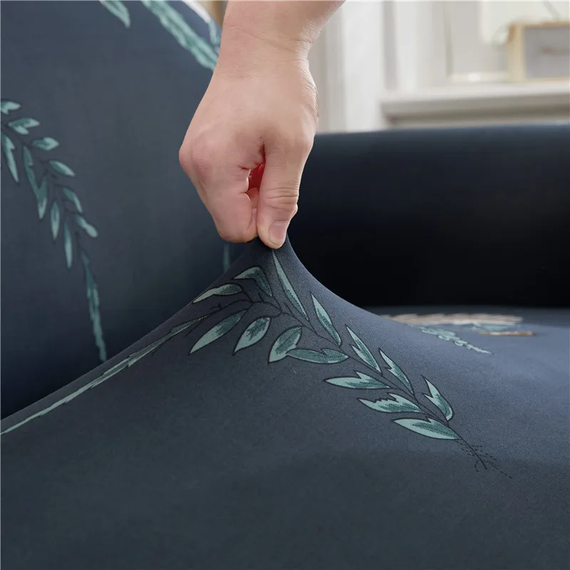 24colors slipcover sofa cover printed case for sofa layer for living room couch cover copridivano 1/2/3/4 seater