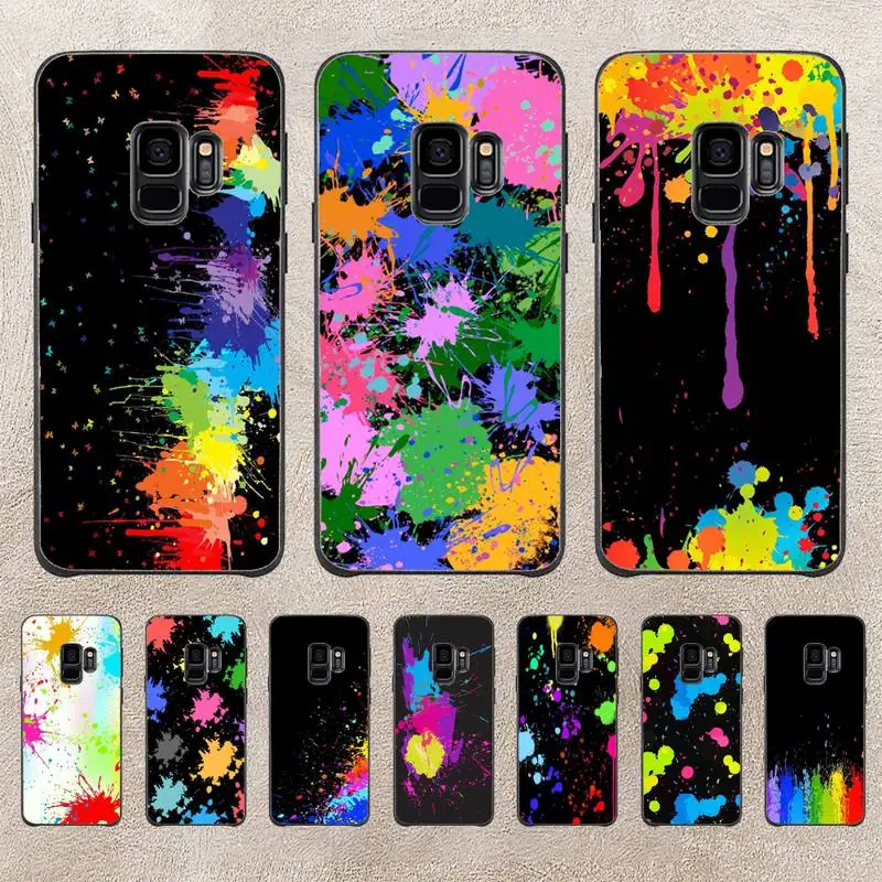 

Splash Paint Personality Phone Case For Samsung Galaxy A51 A50 A71 A21s A71 A41 A70 A30 A22 A02s A53 A72 A73 5G Cover