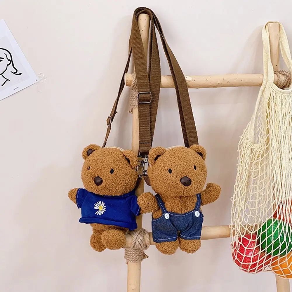 

Bags Cartoon Plush Backpack Bag Bear Plush Doll Bag Children Handbag Women Cinnamoroll Bag Single Shoulder Bag