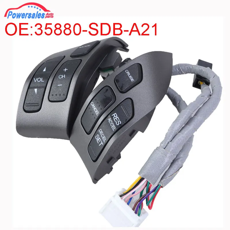 

Новый многофункциональный комбинированный переключатель управления рулевым колесом для Honda Accord 2003-2007 35880-SDB-A21 35880SDBA21 35880-SDB-A01ZA
