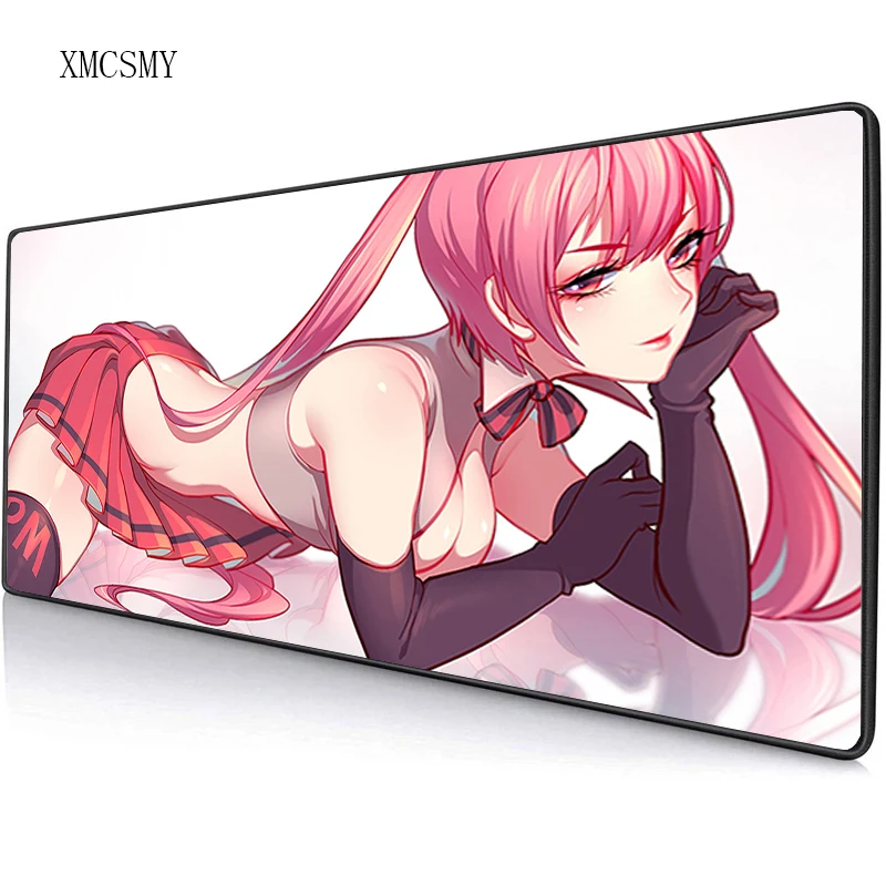 Anime Sexy Girl Large Mouse Pad Cheap Gaming Accessories Kawaii Mousepad Xxl Pc Gamer Cute Desk Mat Extended Keyboard Mouse Pads