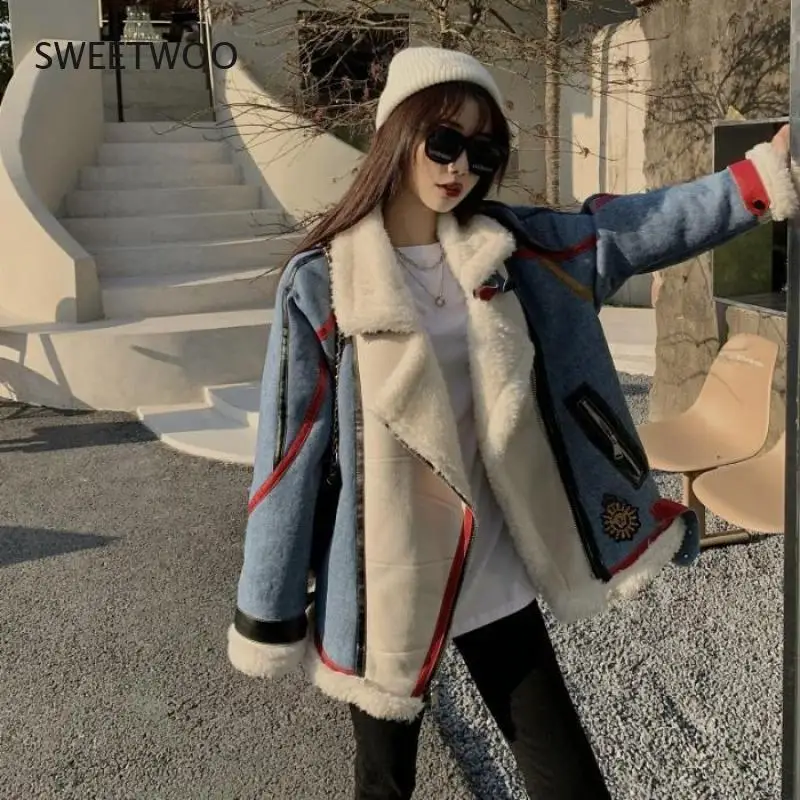 Coats Jackets Women Faux Fur Teddy Outerwear Female Overcoat Bomber Jacket Winter Coat Fashion Vintage Suit Harajuku Gothic 2022