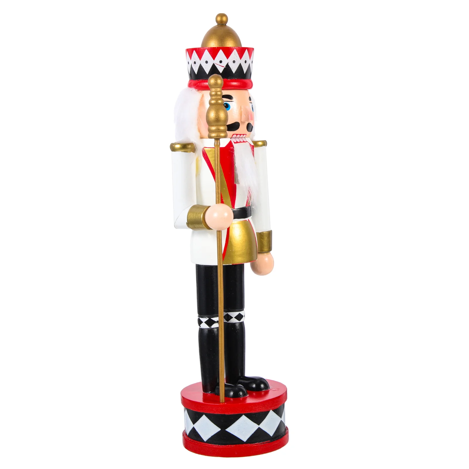 

Giant Standing Drum Nutcracker Christmas Outdoor Decorations Nutcrackers Wood Xmas