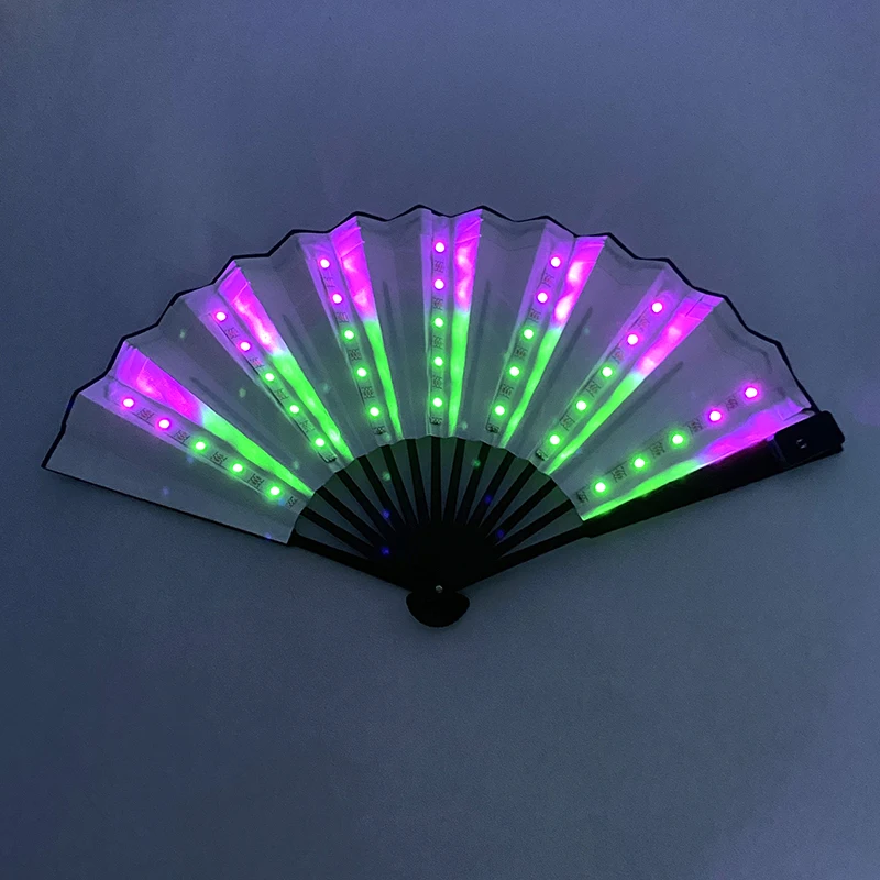 Портативный неоновый веер-трансформер