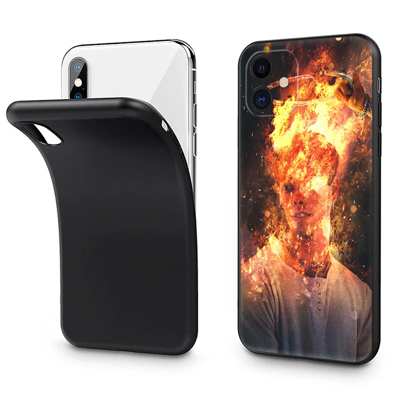 Silicone Black Phone Cases Cover for iPhone 11 14 Pro Max 12 13 Mini XR SE 7 8 6 6s Plus XS X SE3 11Pro Why Don't We