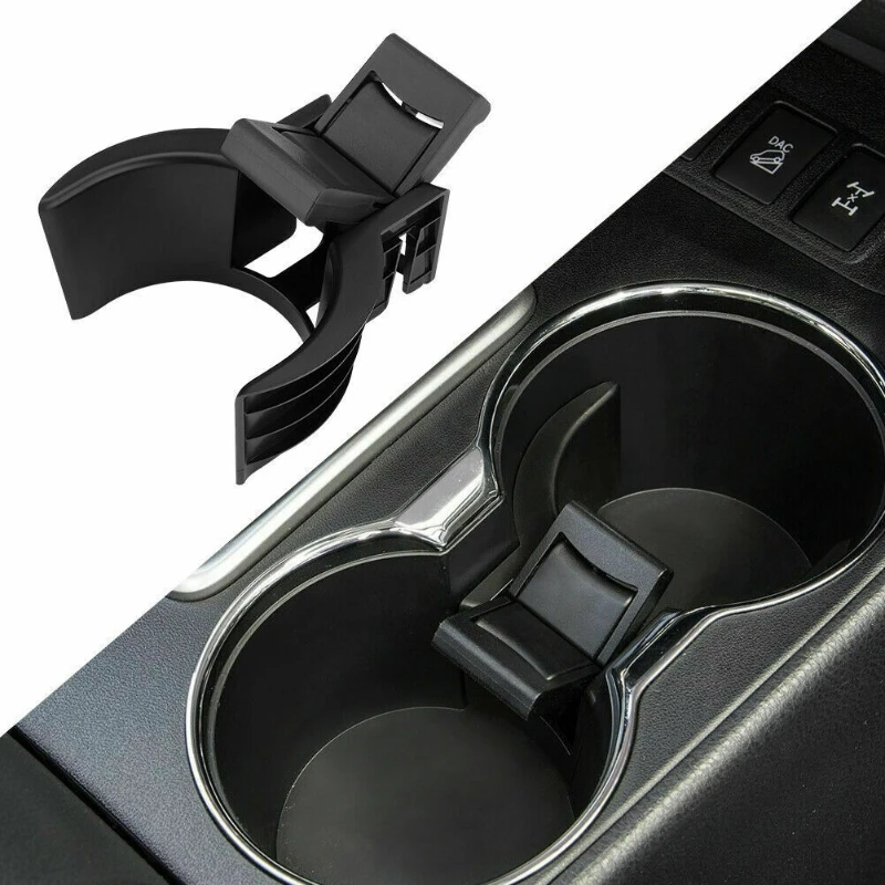 

1pc Black Car Center Console Cup Holder Insert Divider for Toyota Highlander 2015-2020