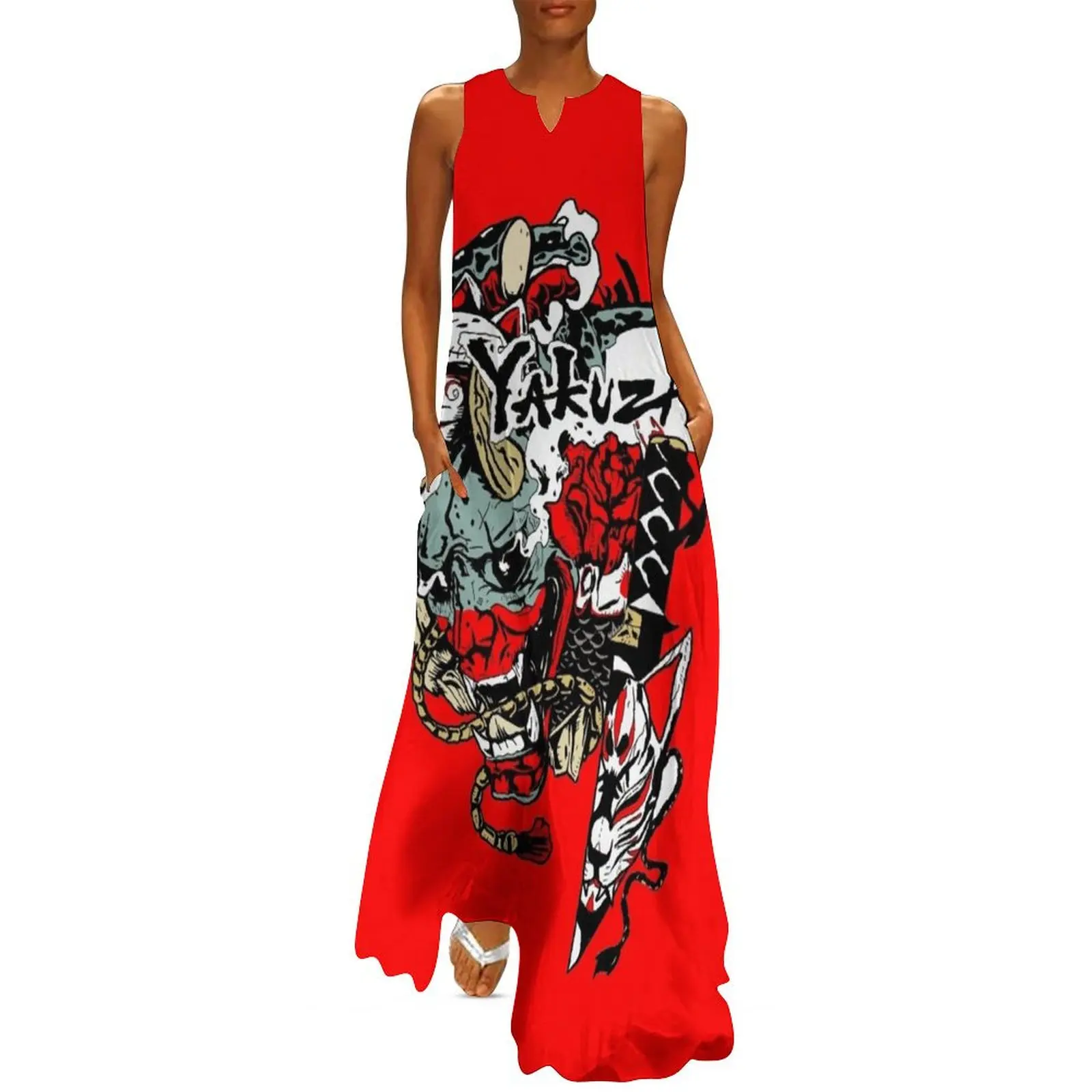 yakuza kiwami Длинное платье Платья Женская одежда Платье