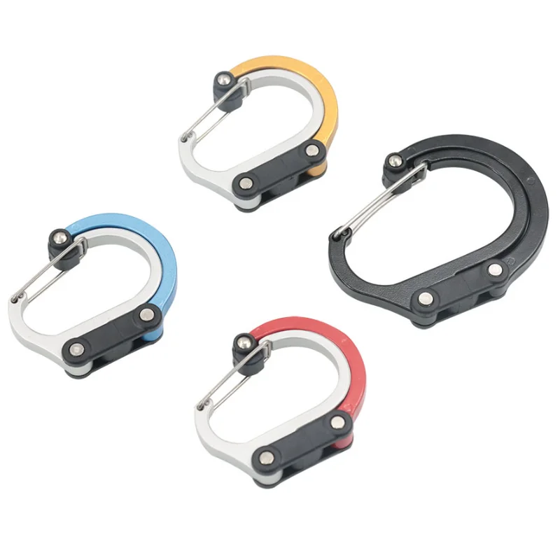 

Hybrid Gear Clip - Carabiner Rotating Hook Clip Non-Locking Strong Clips
