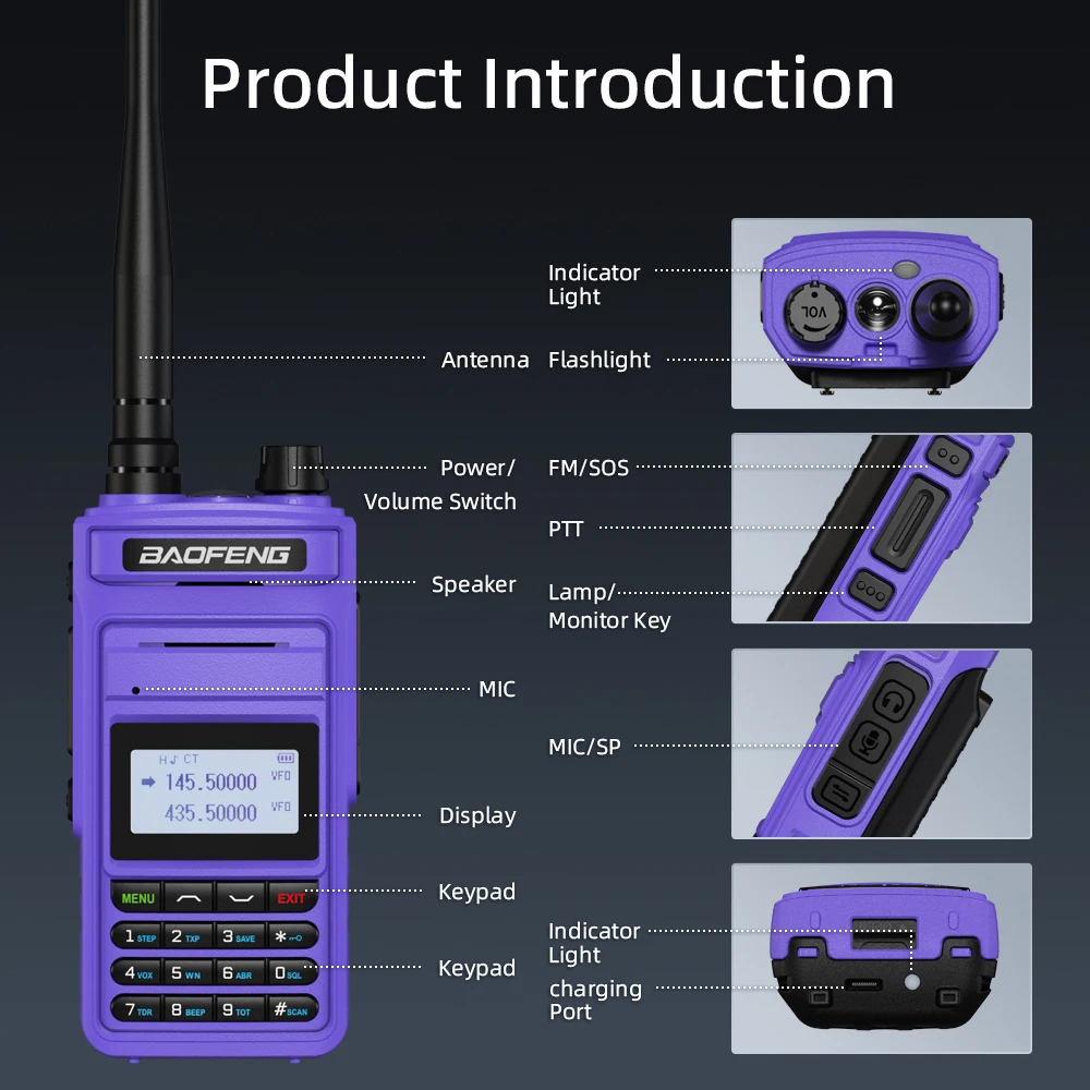 Cena 2022 Baofeng UV-999 ProMax 10W Daleki Zasięg Walkie Talkie Dwuzakresowy Przenośny CB Ham Radia Nadajnik FM Dwukierunkowe Radio UV5R UV13 Tanie 2022 Baofeng UV-999 ProMax 10W Daleki Zasięg Walkie Talkie Dwuzakresowy Przenośny CB Ham Radia Nadajnik FM Dwukierunkowe Radio UV5R UV13