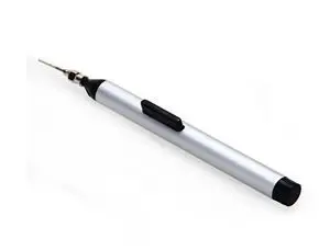 

Высококачественный ручной инструмент с легким захватом припоя, изящный ручной инструмент IC SMD, вакуумная всасывающая ручка + 3 всасывающих головки, альтернативный пинцет