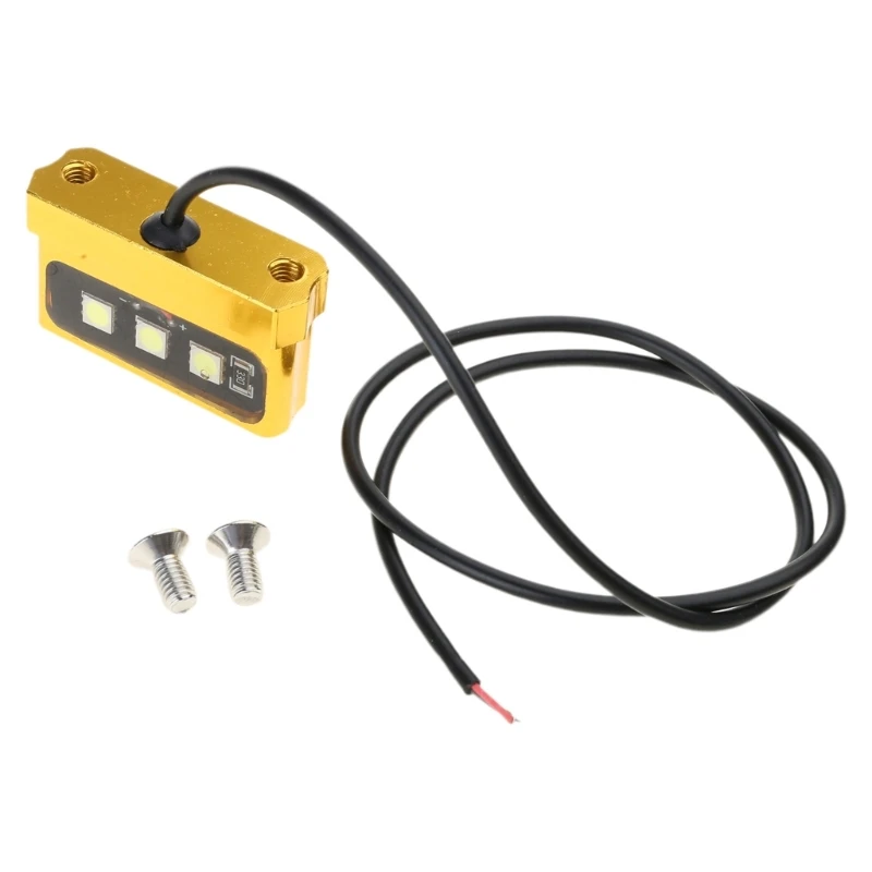 12 В номерной знак мотоцикла светодиодный светильник водонепроницаемый задний