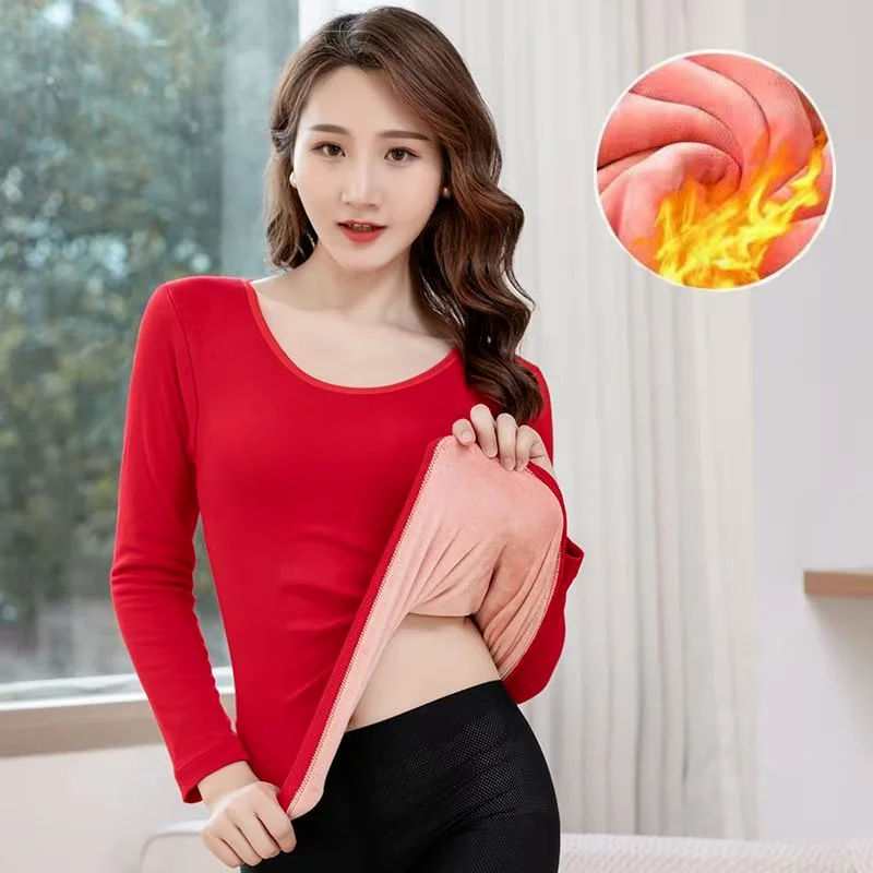 Cotton Thermal Underwear for Women Fleece Lined Tops Cami Tank Top Vest Camisoles Sleepwear  Sexy Winter Thermals