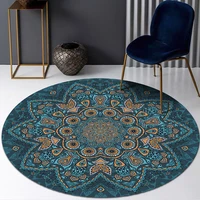 simple style floor mat home living room bedroom non slip door mat yoga mat carpet round carpet home decoration