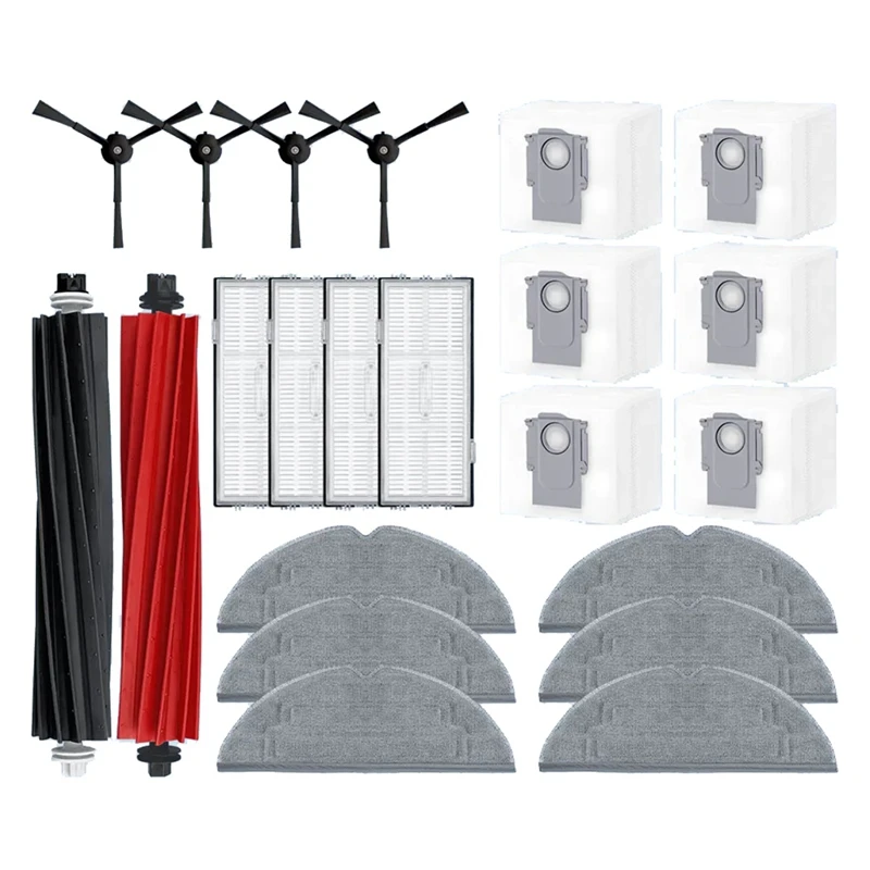 Для Roborock S8 Pro Ultra робот-пылесос запасные части основная боковая щетка накладка для