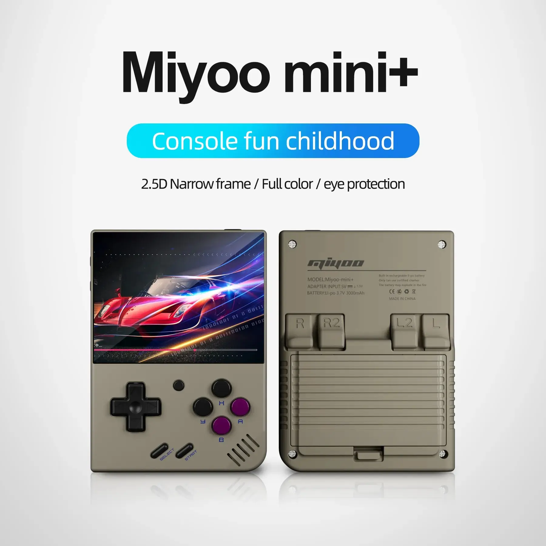 MIYOO Mini Plus портативная Ретро портативная игровая консоль V2 Mini + 3,5 дюймов IPS экран Классическая игровая консоль Linux Подарочная система MIYOO Mini Plus портативная Ретро портативная игровая консоль V2 Mini + 3,5 дюймов IPS экран Классическая игровая консоль Linux Подарочная система