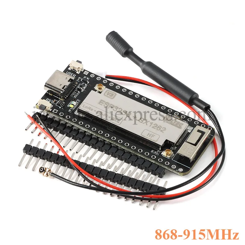 Макетная плата LoRa ESP32 SX1276 макетная LoRAWAN Wi-Fi BLE 433-470 МГц 868-915 для Arduino с антенной -