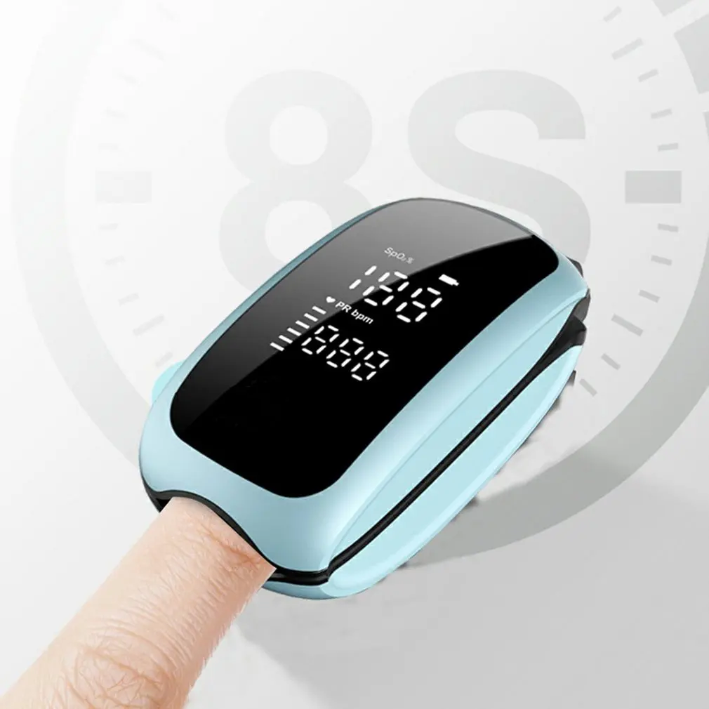 

Portable Fingertip Pulse Oximeter Monitor Blood Oxygen Saturation Meter Pulse Oximeter Home Oximeter Rechargeale