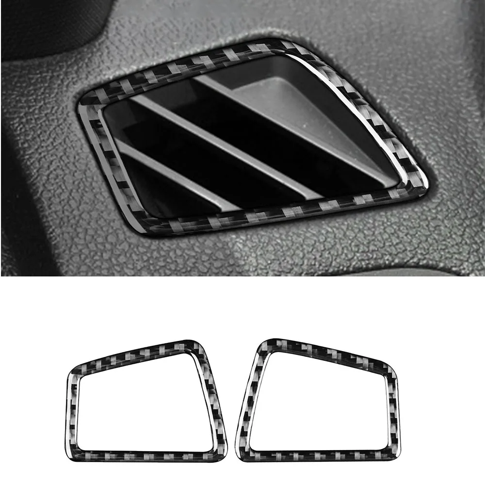 

Dashboard Air Vent Outlet Decoration Sticker Decal Cover Trim for Ford Explorer 2013-2019 Car Interior Accessories Carbon Fiber