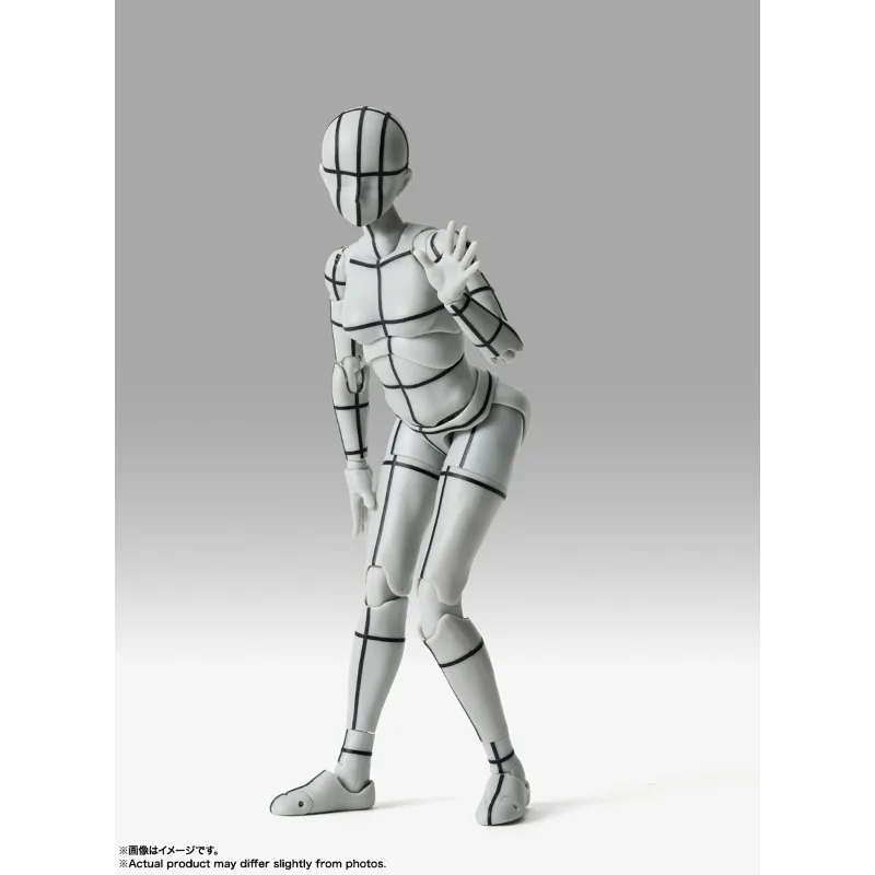 Фото Оригинальный набор Bandai S.H.Figuarts BODY-CHAN&KUN -Sports- Edition- WIRE FRAME- (серая версия) Аниме-фигурки, игрушки, модели №3
