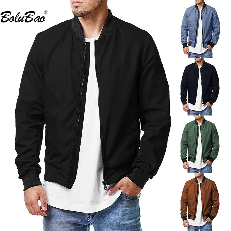 

BOLUBAO 2023 Outdoor Casual Jacket Men's Leather Slim Trend Coat High-Quality Design Fashion Hot Selling Jacket For Men