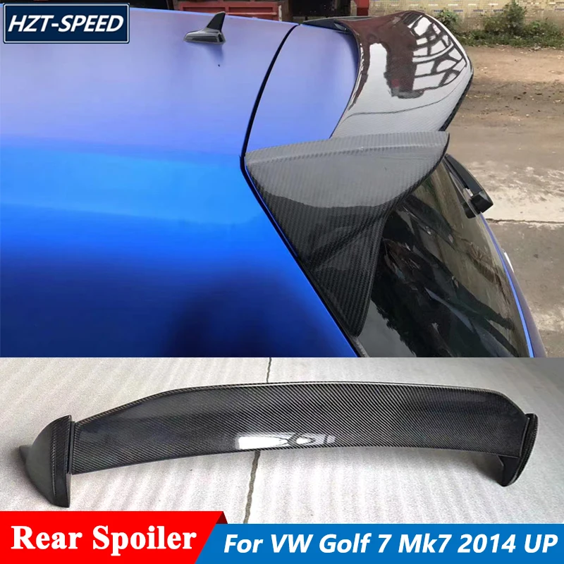 

Стильный спойлер из углеродного волокна для заднего крыла багажника для VOLKSWAGEN VW Golf 7 MK7 Настройка 2014 и выше