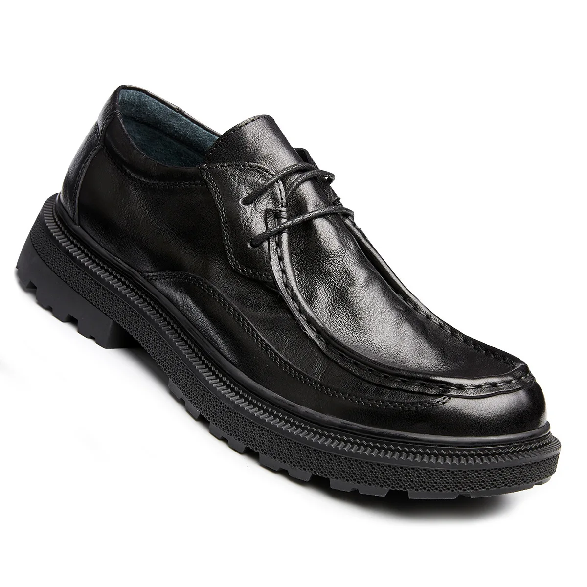 

Men Shoes All-match CowhideLeather Shoes Fashion Casual Shoes,handmade Fashion Rubber Casual Shoes Lace-up Breathable