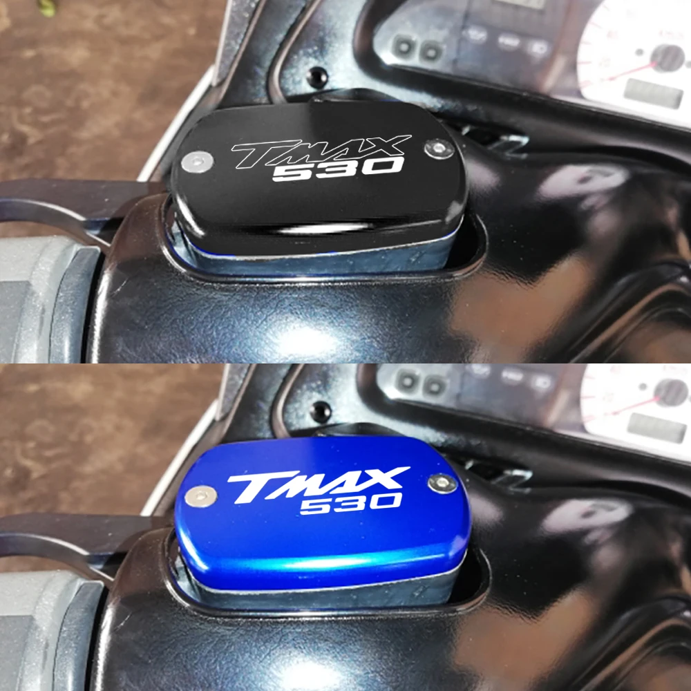 

For YAMAHA TMAX 560 T-Max 500 TMAX560 TMax 530 SX DX 560 TECHMAX Motorcycle Brake Fluid Fuel Reservoir Tank Cover Accessories
