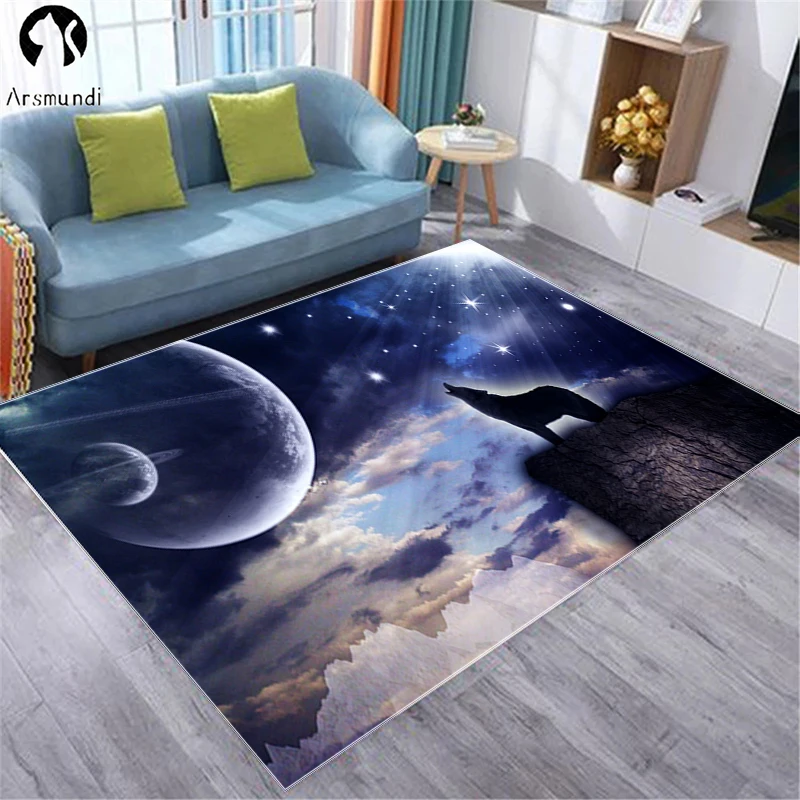 

Floor Mats for Home Wolf Mat Kitchen Foot Room Balcony Bath Entrance Doormat Door Prayer Rug Children Carpet Cute Living Rugs