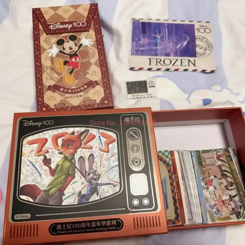Новые оригинальные коллекционные карточки серии Fiesta Disney для детей коллекционная