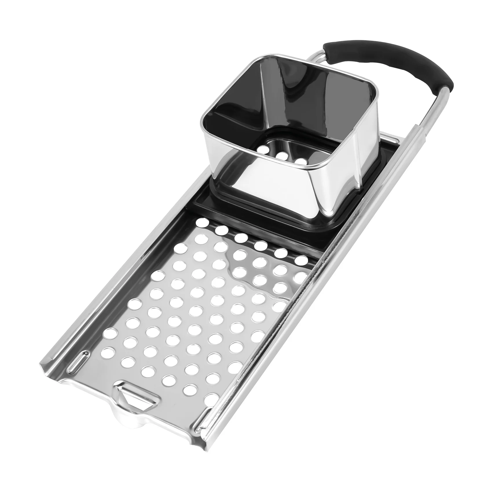 Спаetzle Maker из нержавеющей стали с удобной резиновой ручкой для лапши пельменей