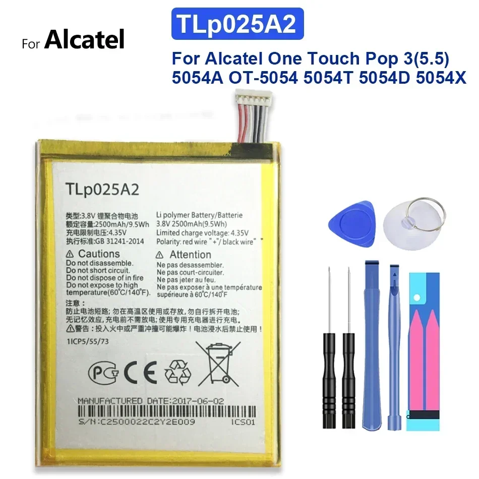 TLP025GC TLP025DC TLP025A2 Аккумулятор для Alcatel One Touch POP C9 Pixi 4 (7) 3G 9003X 9003A 6.0 OT 8050D/9001D Pop 3 (5.5) 5054A