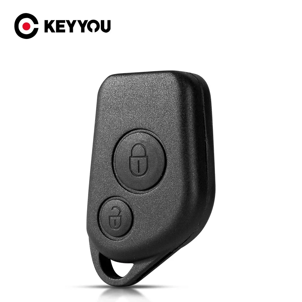 

KEYYOU 1 шт. для Peugeot 306 307 406 CITROEN SAXO BERLINGO XSARA PICASSO брелок с 2 кнопками, сменный чехол для ключей от автомобиля