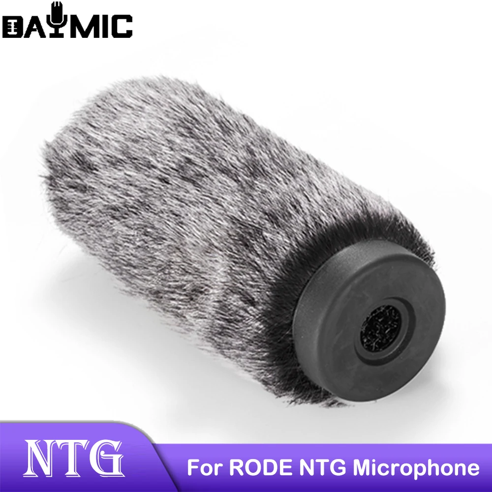 

AOSHEN NTG4 dead cat for microphone Windscreen Outdoor Furry Cover Windshield Muff Wind Shield for Rode Video Mic