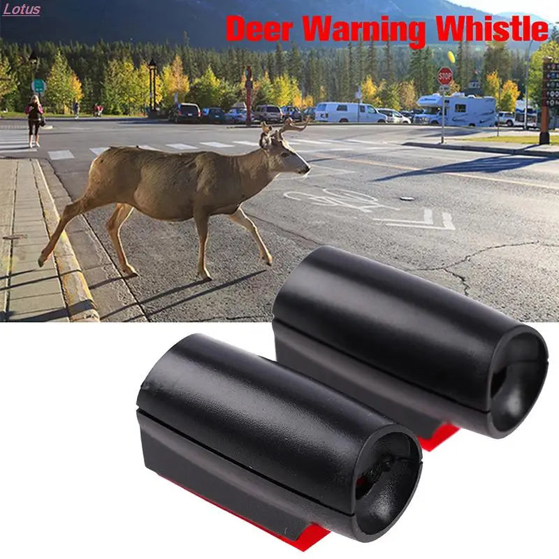 

2Pcs Car Automotive Dier Alarm Mini Compact Auto Alert Apparaat Auto Herten Fluitjes Auto Systeem Veiligheid Geluid Alarm