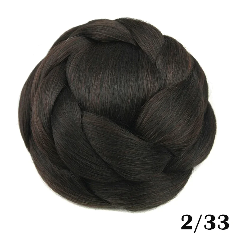 Высокотемпературные синтетические волосы аксессуары Плетеный шиньон пучок