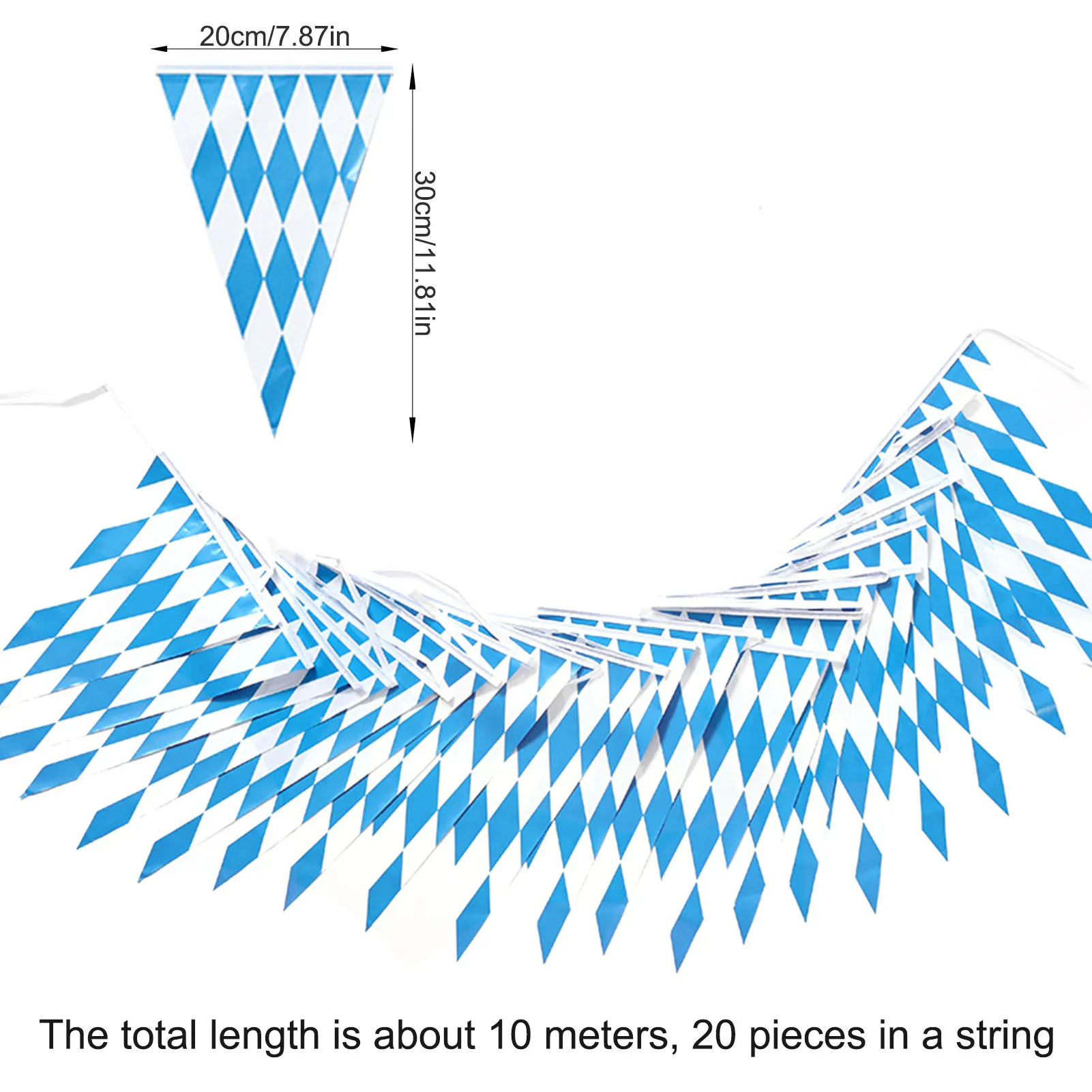 Октоберфест украшения флаг Баварской проверки фотография немецкий вечерние 32 8