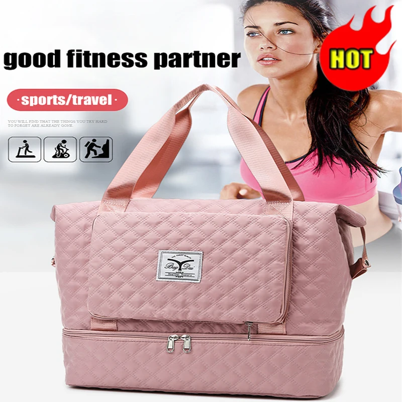 Outdoor Waterproof Oxford Cloth Sports Gym Bags for Men Women Training Fitness Travel Handbags Large Capacity