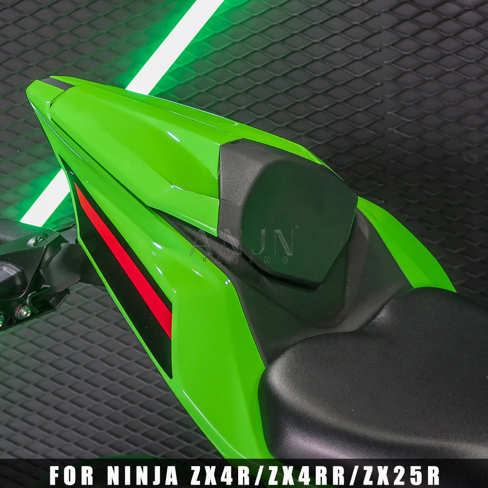 Фото ZX4RR обтекатель заднего сиденья для KAWASAKI ZX25R ZX4R ZX4RR 2019-2024, обтекатель заднего пассажирского сиденья, обтекатель хвостовой секции, подходит №1
